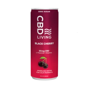 CBD Sparkling Water Black Cherry - 12